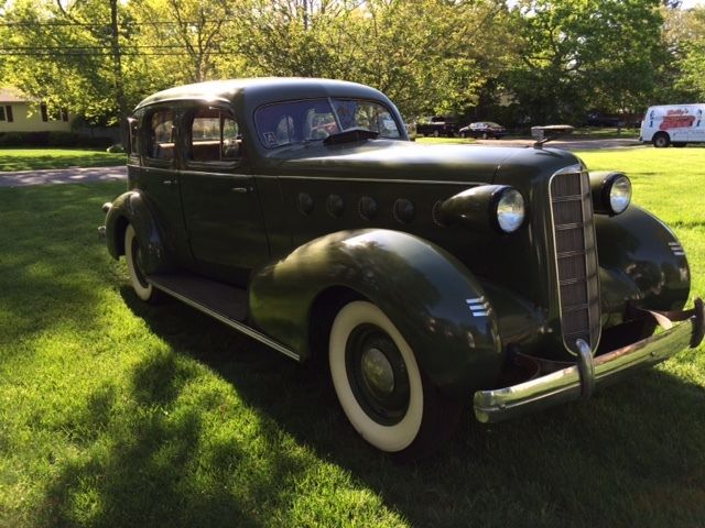 1935 olive green Cadillac Other 5 Pass Touring Sedan