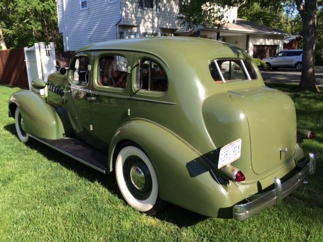 1935 olive green Cadillac Other 5 Pass Touring Sedan
