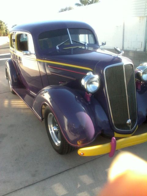 1935 Purple Chevrolet Master 2 Door