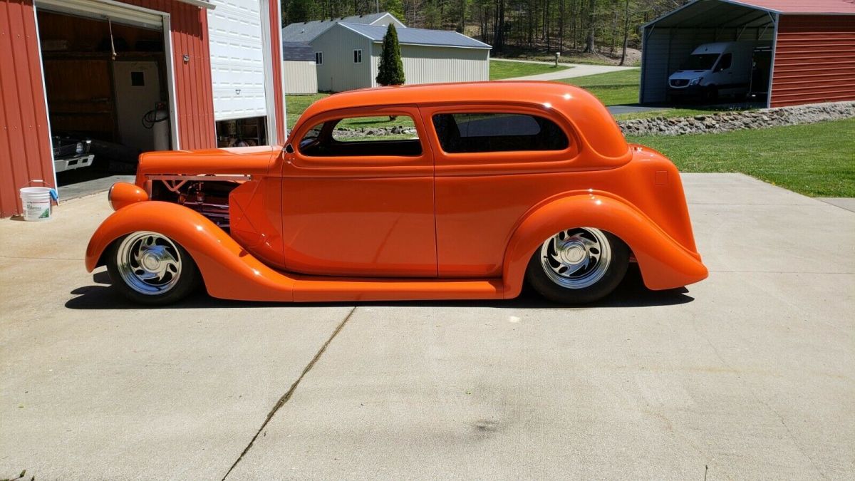 1935 Orange Ford sedan Sedan