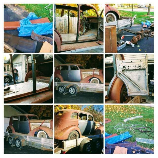 1935 patina DeSoto Sedan