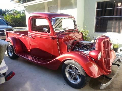 1935 Red Ford Other Pickups Pickup Truck