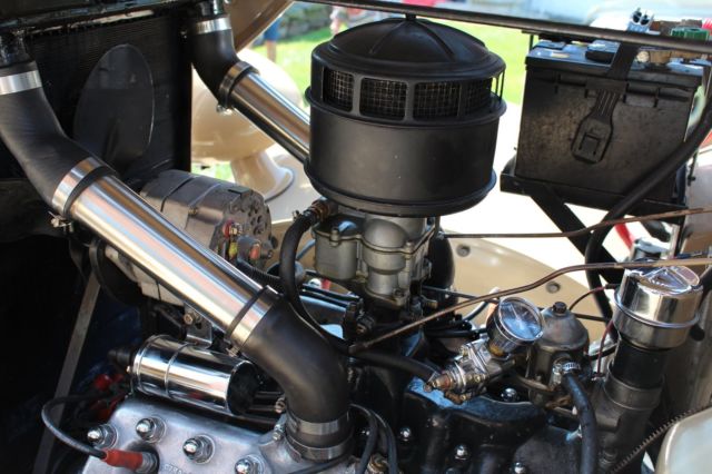 1935 Tan Ford 5 Window Coupe Coupe