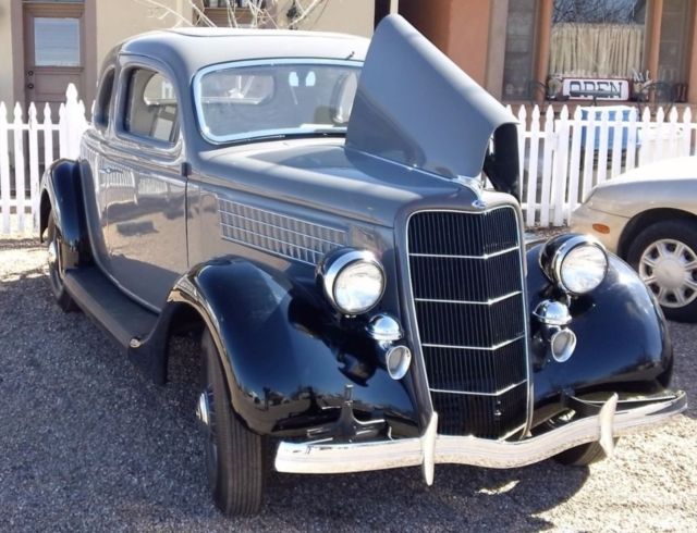 1935 Gray Ford 5 Window Coupe Coupe