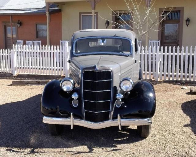 1935 Gray Ford 5 Window Coupe Coupe