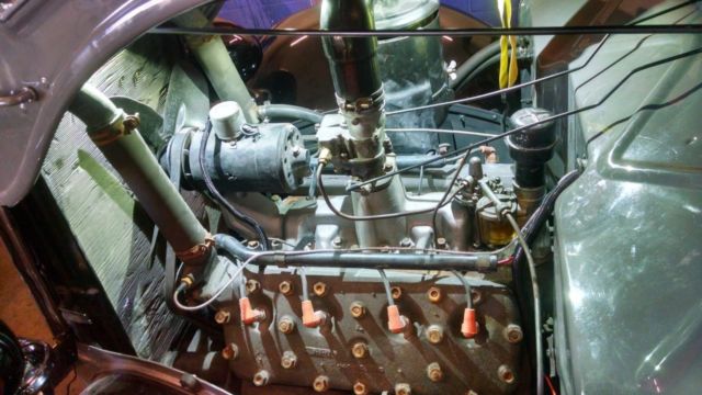 1935 Gray Ford 5 Window Coupe Coupe