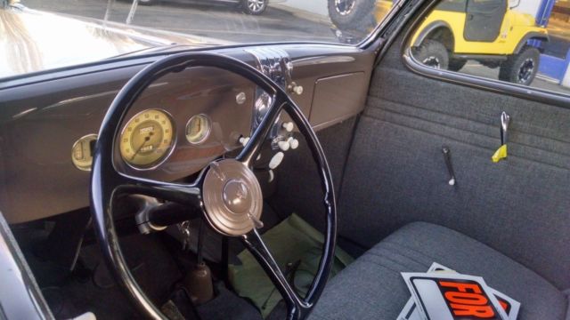 1935 Gray Ford 5 Window Coupe Coupe