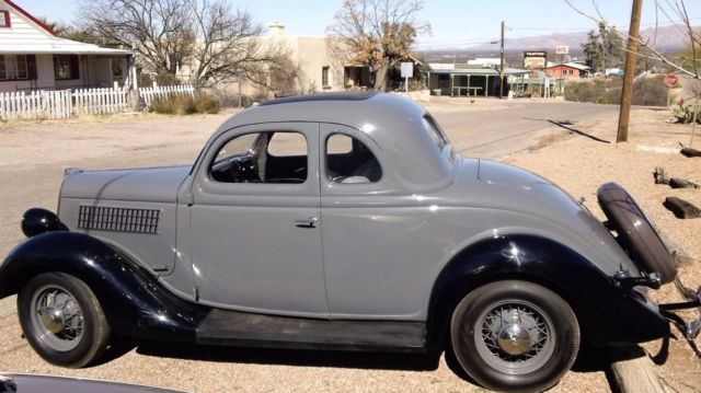1935 Gray Ford 5 Window Coupe Coupe