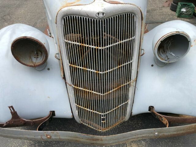 1935 Gray Ford Convertible Sedan Convertible