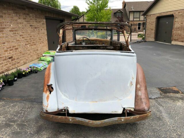 1935 Gray Ford Convertible Sedan Convertible