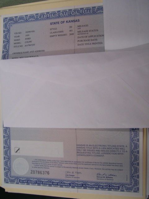 1935 Black Ford Other 2-Door