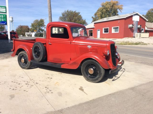 1935 Red Ford Other Pickups Standard Cab Pickup
