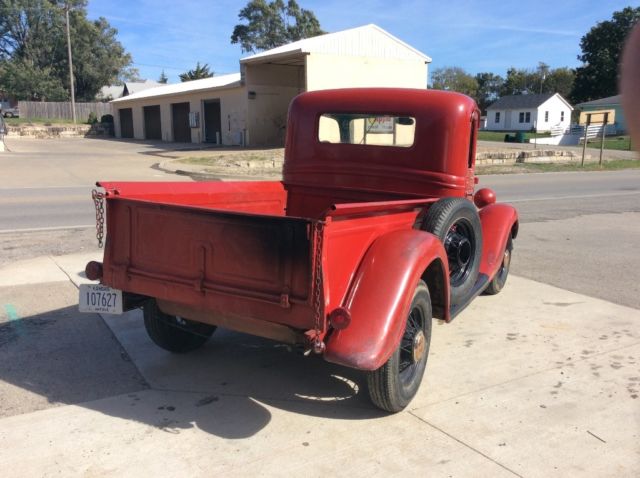 1935 Red Ford Other Pickups Standard Cab Pickup