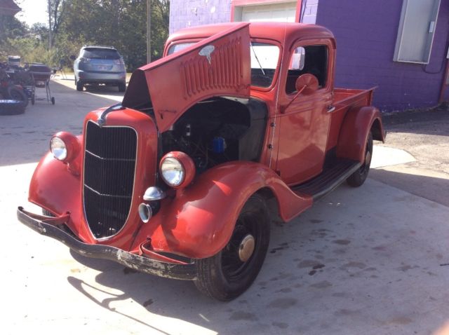 1935 Red Ford Other Pickups Standard Cab Pickup