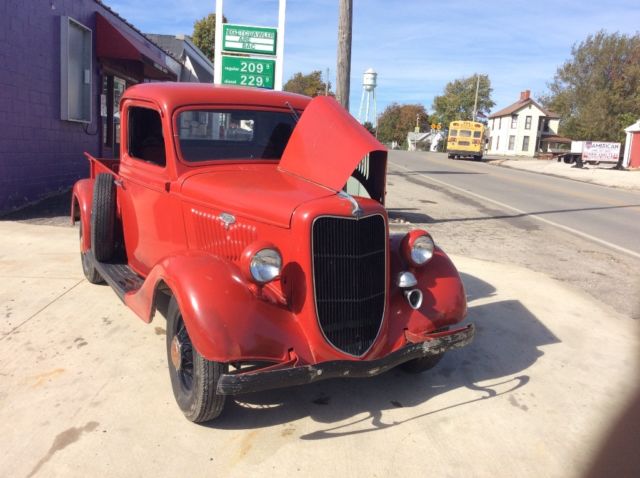 1935 Red Ford Other Pickups Standard Cab Pickup