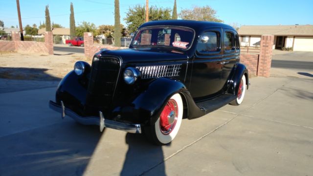 1935 Black Ford Model 48 Sedan