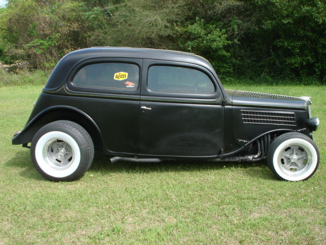 1935 Black Ford Custom  Tudor Sedan
