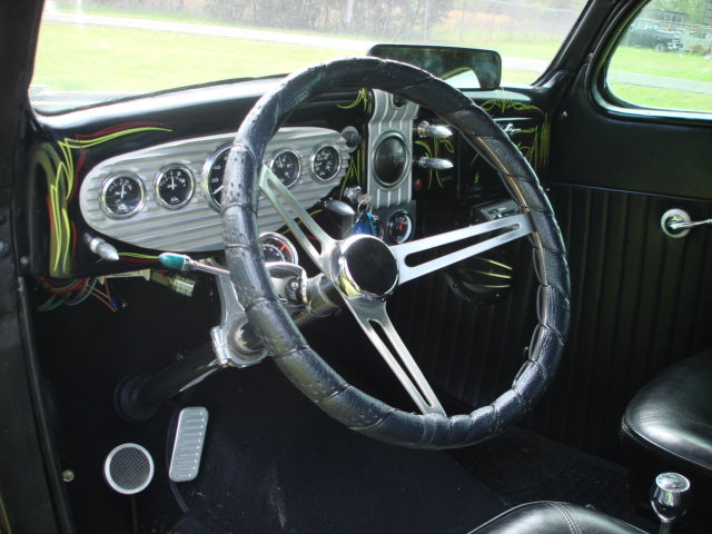1935 Black Ford Custom  Tudor Sedan