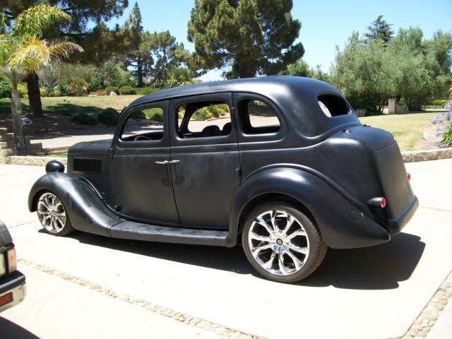 1935 Black epoxy primer Ford SEDAN, HOTROD, STREETROD, RATROD Sedan