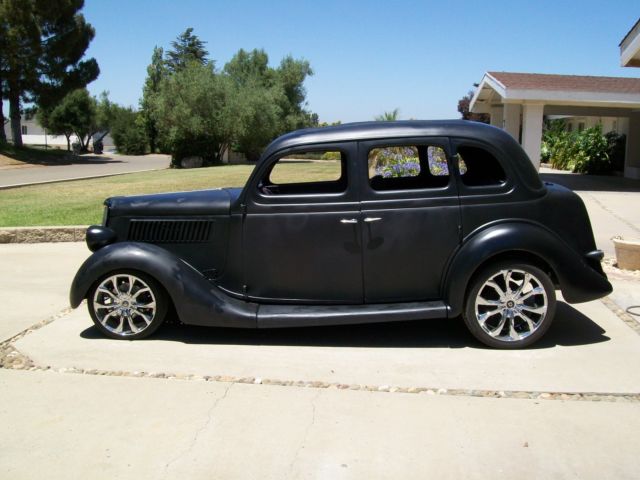 1935 Black epoxy primer Ford SEDAN, HOTROD, STREETROD, RATROD Sedan