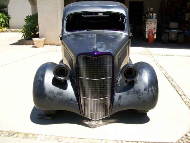 1935 Black epoxy primer Ford SEDAN, HOTROD, STREETROD, RATROD Sedan