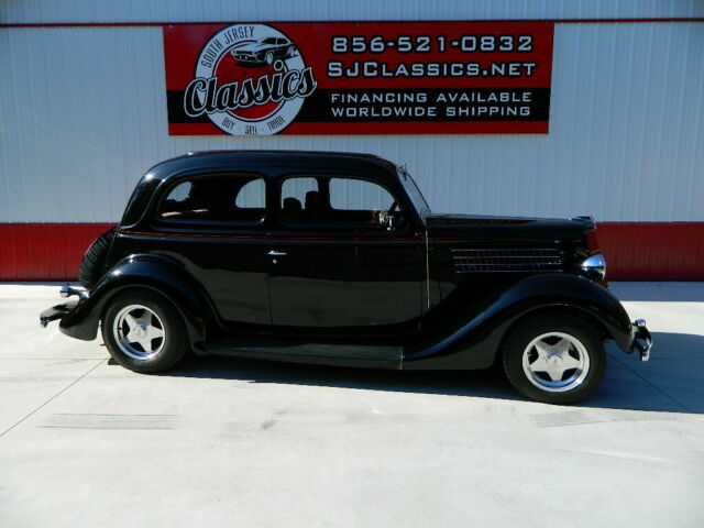 1935 Black Ford Tudor Coupe
