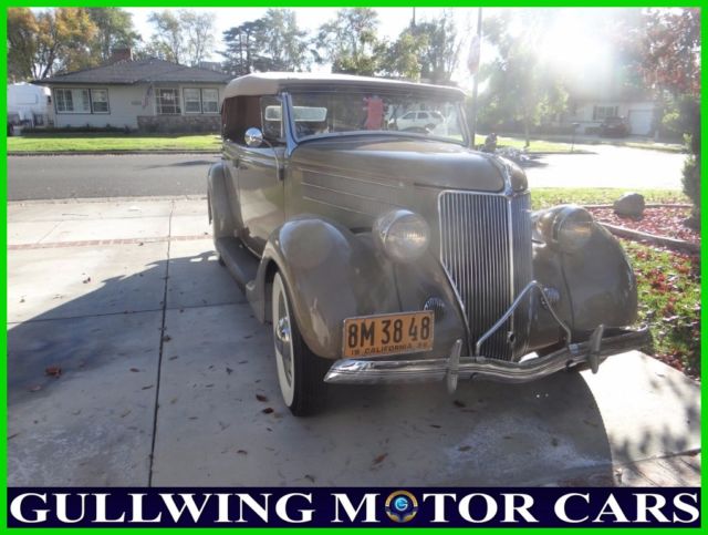 1936 Tan Ford Phaeton Convertible