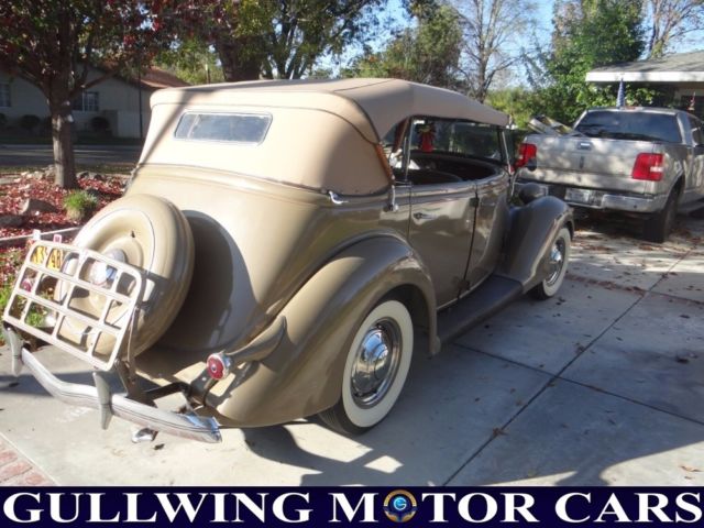 1936 Tan Ford Phaeton Convertible