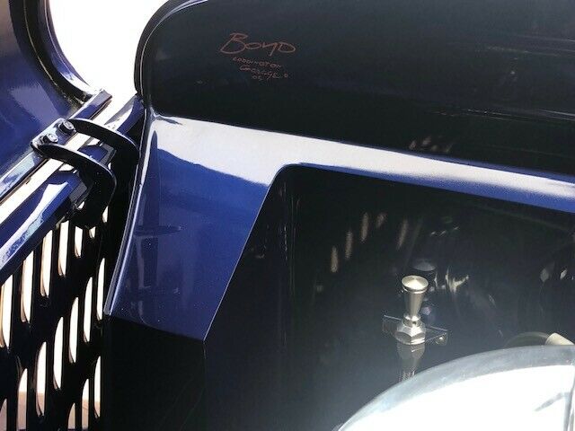 1936 Blue Ford Roadster Convertible