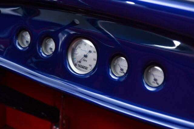 1936 Blue Ford Roadster Convertible