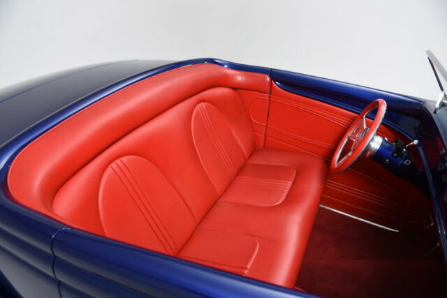 1936 Blue Ford Roadster Convertible