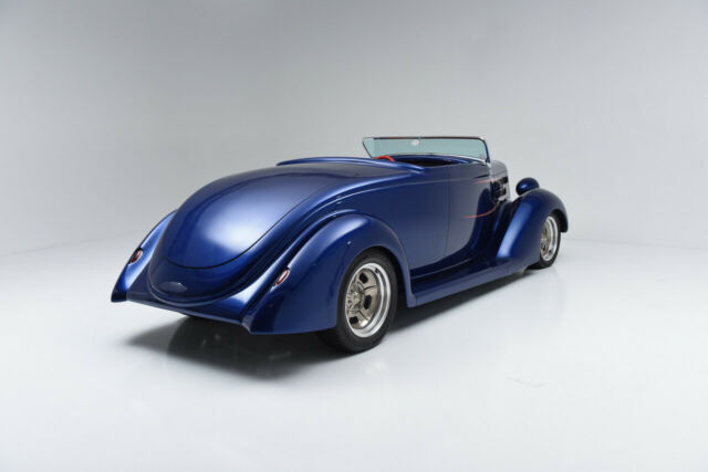 1936 Blue Ford Roadster Convertible
