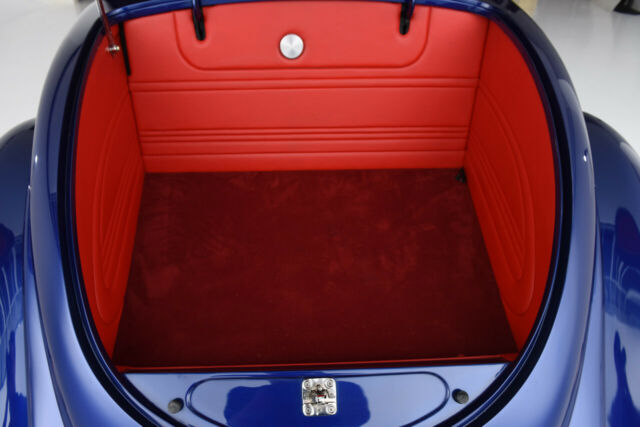 1936 Blue Ford Roadster Convertible