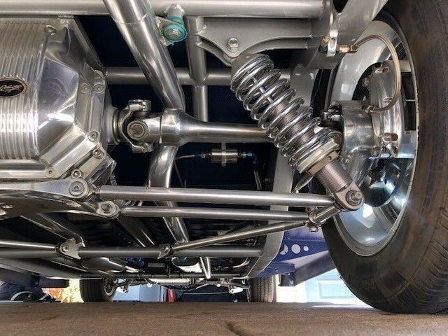 1936 Blue Ford Roadster Convertible