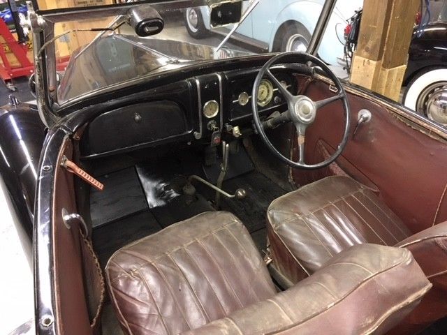 1936 Black Ford CX 10 Convertible
