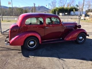1936 Burgundy Chevrolet 2DR Sedan Sedan