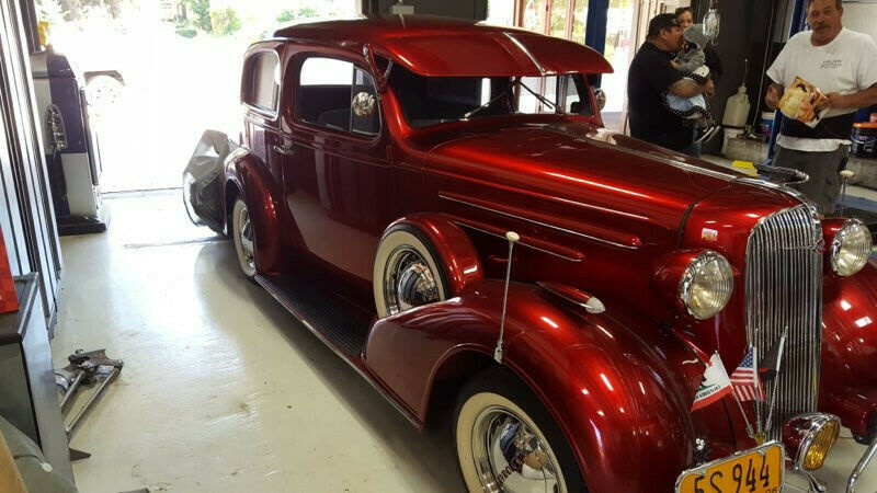 1936 Red Chevrolet Classic Coupe