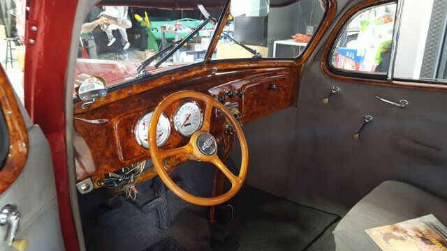 1936 Red Chevrolet Classic Coupe