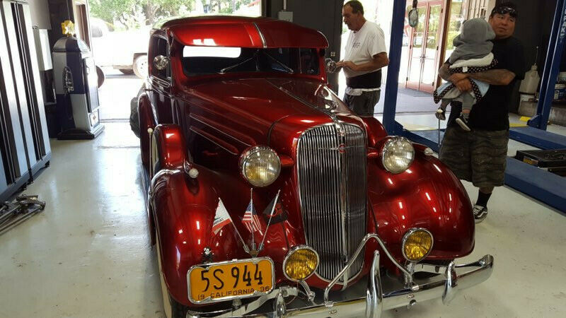 1936 Red Chevrolet Classic Coupe