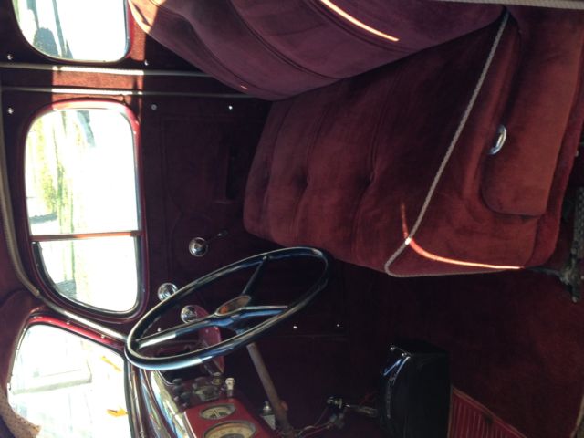 1936 Burgundy Chevrolet Other sedan