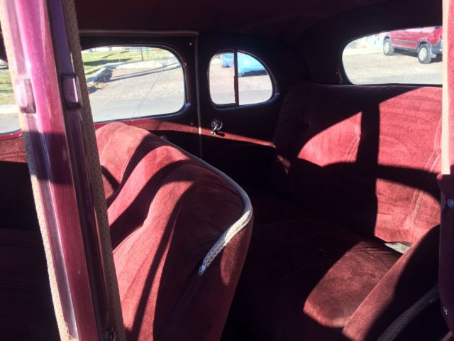 1936 Burgundy Chevrolet Other sedan