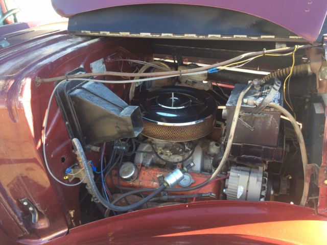 1936 Burgundy Chevrolet Other sedan