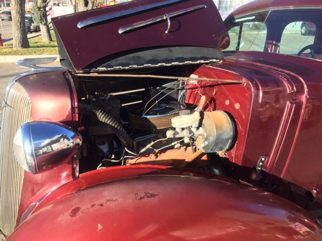 1936 Burgundy Chevrolet Other sedan