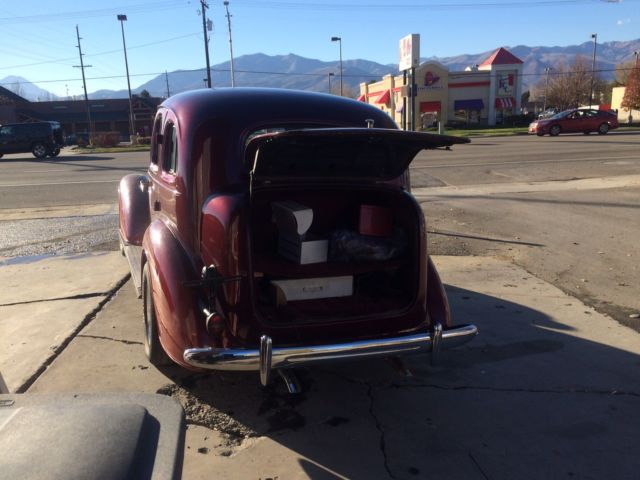 1936 Burgundy Chevrolet Other sedan