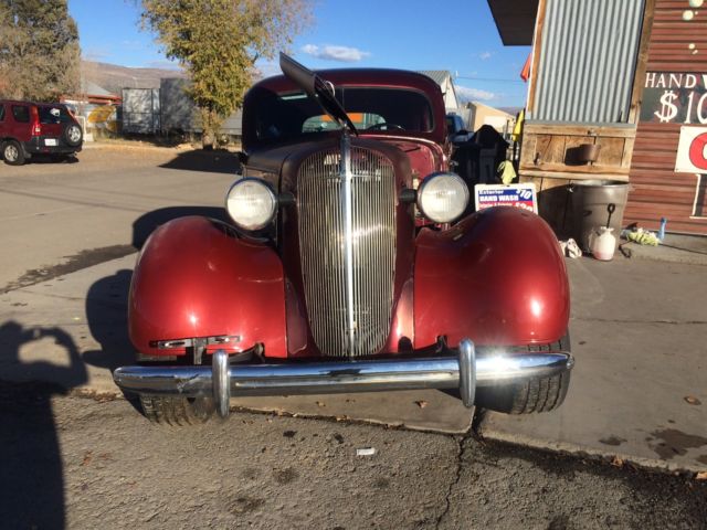 1936 Burgundy Chevrolet Other sedan