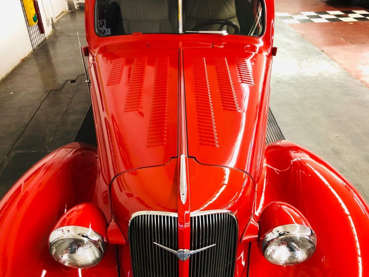 1936 Red Chevrolet Hot Rod / Street Rod 2 Door