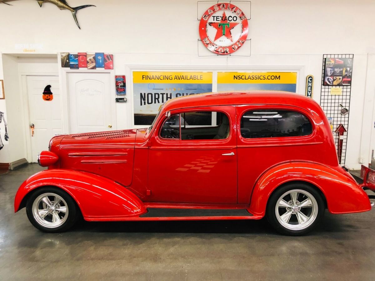 1936 Red Chevrolet Hot Rod / Street Rod 2 Door