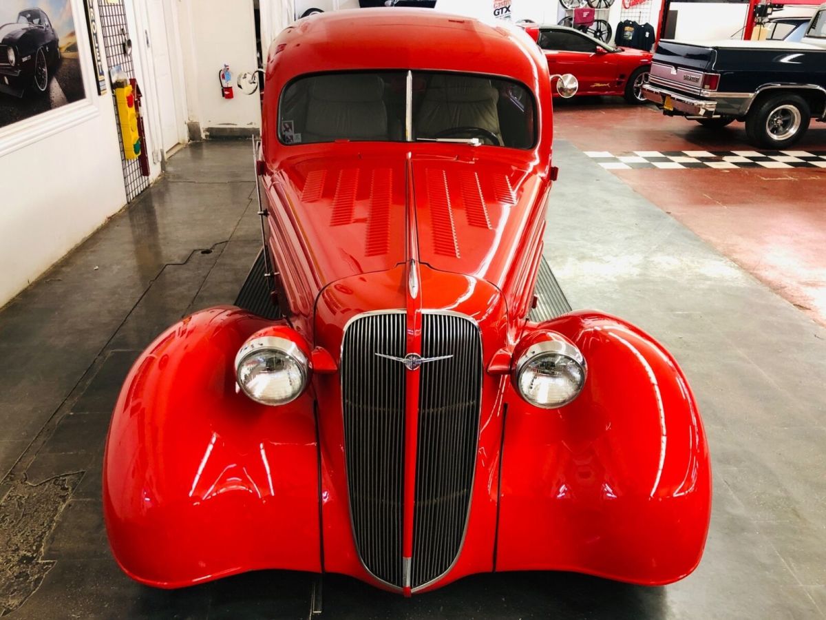 1936 Red Chevrolet Hot Rod / Street Rod 2 Door