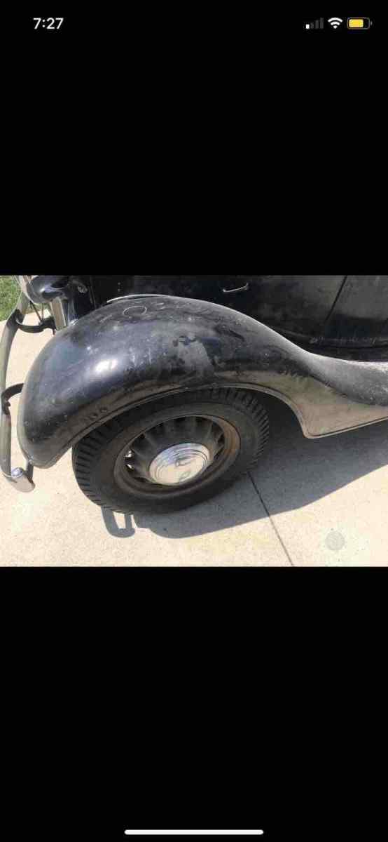 1936 Blue Chevrolet Panel Wagon