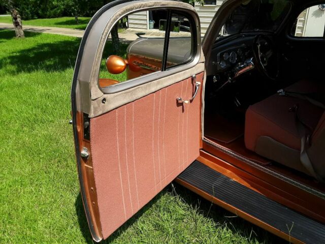 1936 Orange Chevrolet Master deluxe sport coupe Coupe